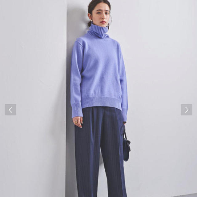 UNITED ARROWS(ユナイテッドアローズ)のバイアスタートルネック レディースのトップス(ニット/セーター)の商品写真