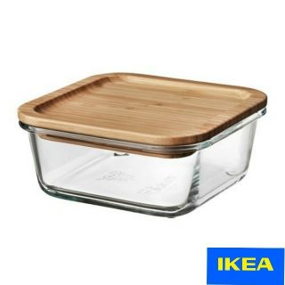 イケア(IKEA)のＨＴmama様専用 365シリーズ 竹蓋付き 正方形・長方形 計2点セット(容器)