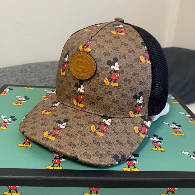 Gucci(グッチ)のディズニー × GUCCI ベースボールキャップ  レディースの帽子(キャップ)の商品写真