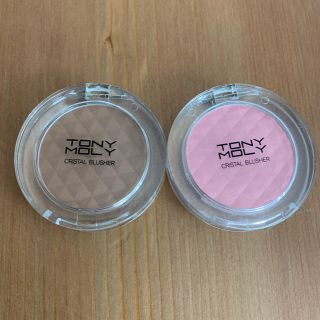 トニーモリー(TONY MOLY)のTONY MOLY crystal blusher 02 07(チーク)