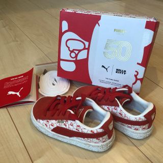 プーマ(PUMA)の【専用】PUMA SUEDE ×HELLO KITTYコラボスニーカー14センチ(スニーカー)