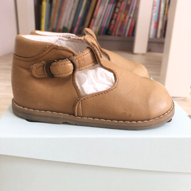 Caramel baby&child (キャラメルベビー&チャイルド)の【USED箱付き】PEEP ZOOM Tストラップシューズ　13.5 キッズ/ベビー/マタニティのベビー靴/シューズ(~14cm)(フォーマルシューズ)の商品写真