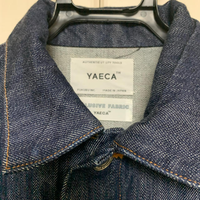 YAECA(ヤエカ)のみちん様専用ヤエカ3rd型デニムジャケット メンズのジャケット/アウター(Gジャン/デニムジャケット)の商品写真
