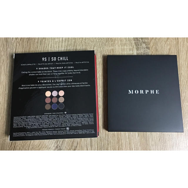 Morphe 9S SO CHILL アイシャドウ パレット コスメ/美容のベースメイク/化粧品(アイシャドウ)の商品写真