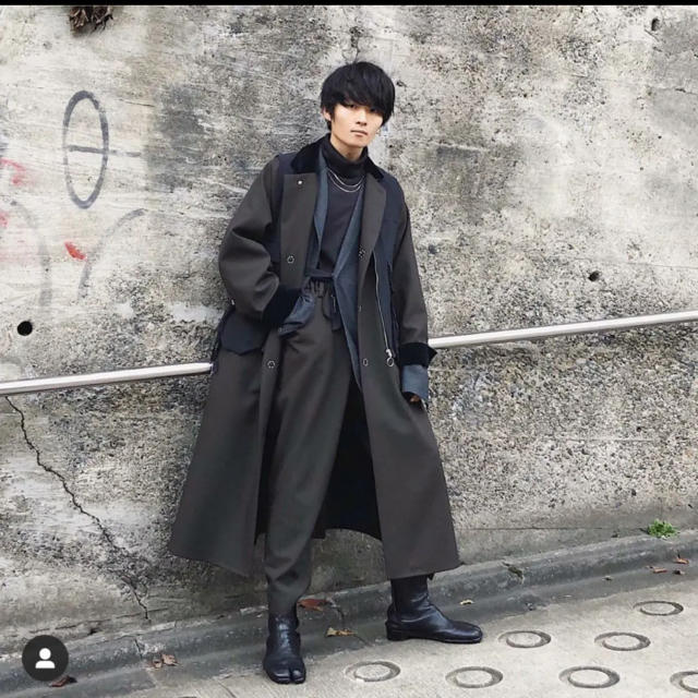 SUNSEA(サンシー)のSUNSEA 18AW POLYYS WOOL COAT 本日限定価格 メンズのジャケット/アウター(チェスターコート)の商品写真