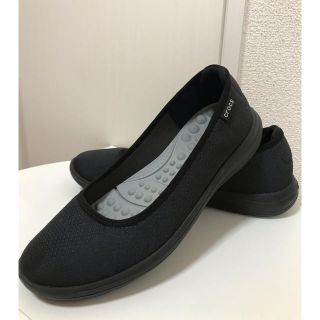 クロックス(crocs)のcrocs☆リバイバ　フラット　24cm(バレエシューズ)