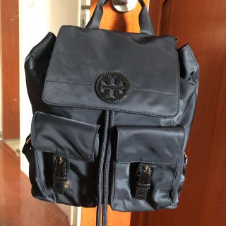 トリーバーチ(Tory Burch)の新品　未使用　トリーバーチ　ナイロン　リュック  黒　バッグ(リュック/バックパック)