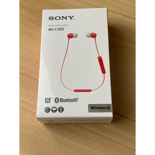 ソニー(SONY)の【ちぃ様専用】SONY   ワイヤレスイヤホン WI-C30  RED(ヘッドフォン/イヤフォン)