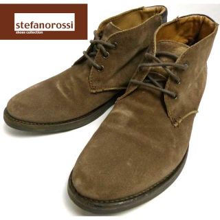 stefanrossi スエード チャッカブーツ 40(25.5cm相当)(ブーツ)