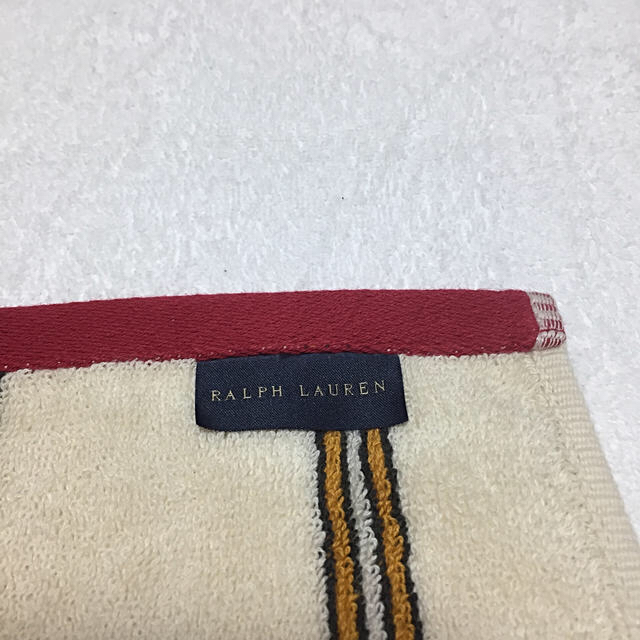 Ralph Lauren(ラルフローレン)のラルフローレン タオル 新品 ストライプ インテリア/住まい/日用品の日用品/生活雑貨/旅行(タオル/バス用品)の商品写真