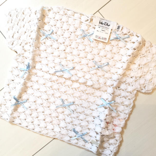 新品未使用✨ベビーディオール✨正規品 レーストップス。baby Dior