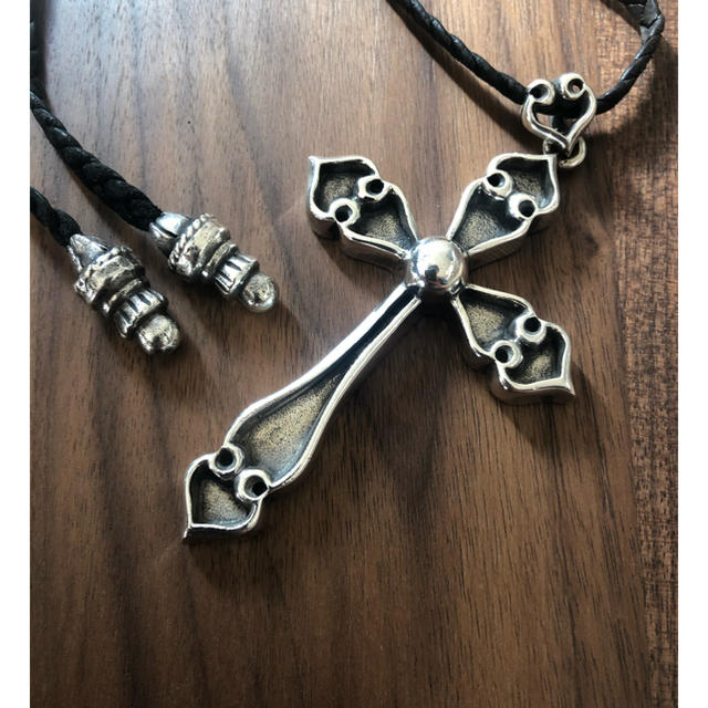 Chrome Hearts(クロムハーツ)の【希少】【正規品】クロムハーツ ラージスペードクロス ネックレス メンズのアクセサリー(ネックレス)の商品写真