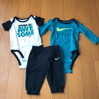 ナイキ(NIKE)のナイキベビー服3点セット(カバーオール)