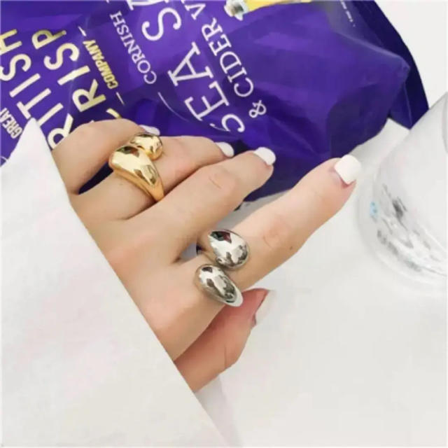 tear drop ring silver❺ レディースのアクセサリー(リング(指輪))の商品写真