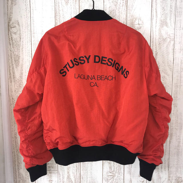 STUSSY - STUSSY ma-1 試着のみ ステューシー ブルゾン アウターの通販 ...