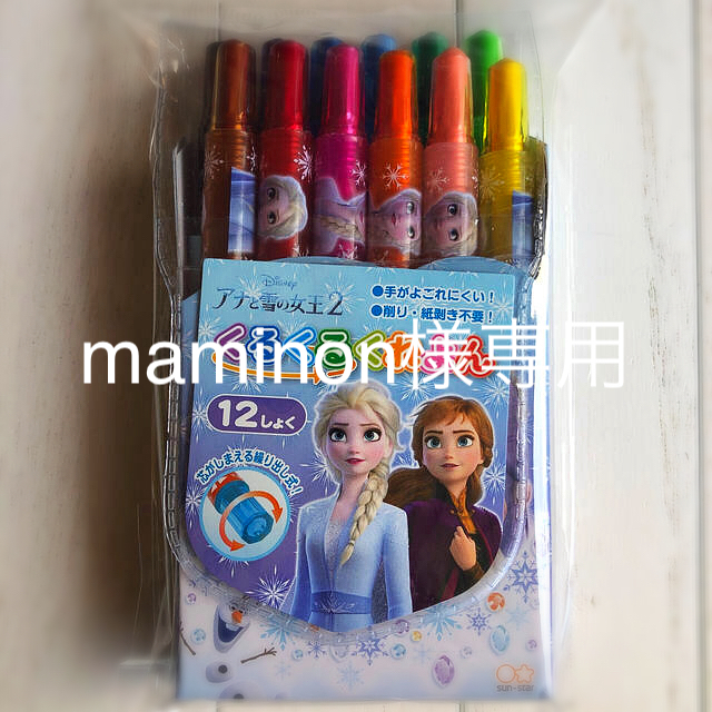 Disney(ディズニー)のmaminon様専用　くれよん　アナと雪の女王２＆スヌーピーシール エンタメ/ホビーのアート用品(クレヨン/パステル)の商品写真