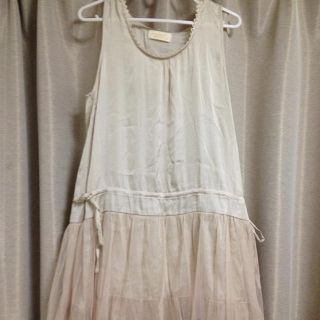 ダブルクローゼット(w closet)のチュールワンピース(ミニワンピース)