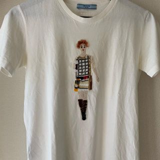 プラダ(PRADA)のPRADA スパンコールTシャツ  (Tシャツ(半袖/袖なし))