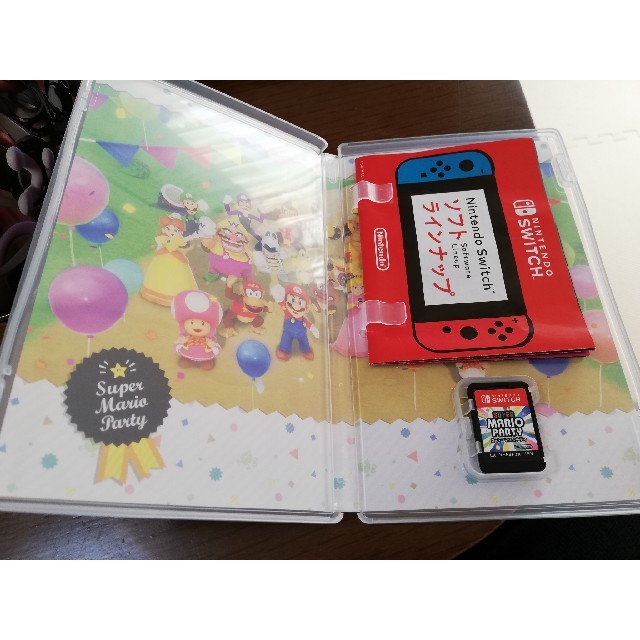 ニンテンドースイッチ　スーパーマリオパーティ エンタメ/ホビーのゲームソフト/ゲーム機本体(携帯用ゲームソフト)の商品写真