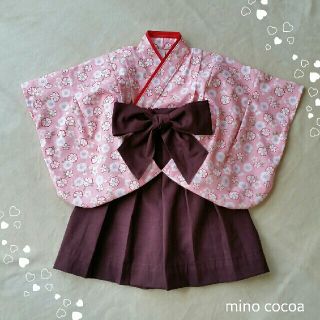 handmade baby HAKAMA 80-90cm(和服/着物)