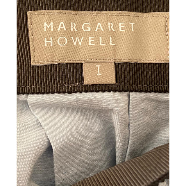 MARGARET HOWELL(マーガレットハウエル)の【特価】MARGARET  HOWELL コットンシルクブルースカート レディースのスカート(ひざ丈スカート)の商品写真