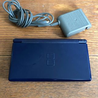 ニンテンドーDS(ニンテンドーDS)のNINTENDO DS Lite Enamel Navy 紺色(携帯用ゲーム機本体)