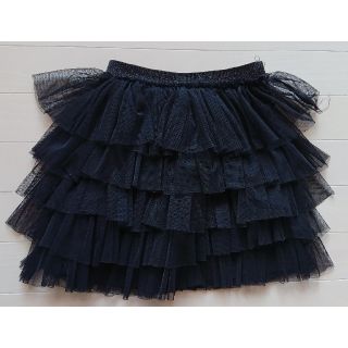 ギャップキッズ(GAP Kids)のZara Kids ザラ キッズ★チュールスカート 黒 140★中古(スカート)