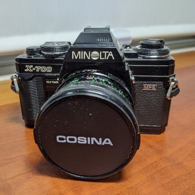 KONICA MINOLTA(コニカミノルタ)のMINOLTA X700 MPS、COSINA 20mmF3.5 スマホ/家電/カメラのカメラ(フィルムカメラ)の商品写真