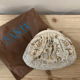 サンティ(SANTI)のりんごちゃん様　お値下げ　サンティ　ビーズ　バッグ(ショルダーバッグ)