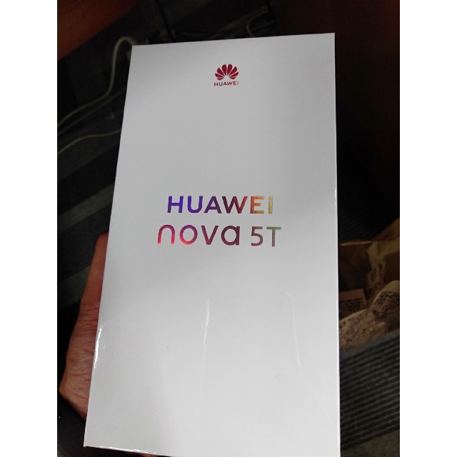 新品 ファーウェイ Huawei NOVA 5T SIMフリー クラッシュブルースマートフォン