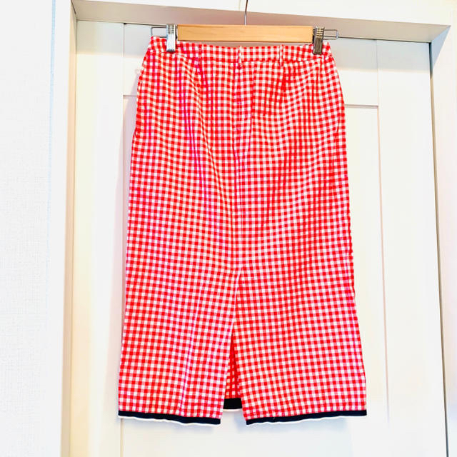 MIU MIU - miumiu ギンガムチェックスカートの通販 by MIU MIU - miumiu ギンガムチェックスカートの通販 by