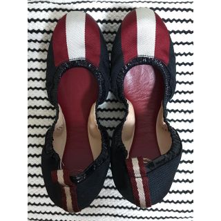 バリー(Bally)の【 22cm向け】BALLY フラットシューズ　折りたたみ可(バレエシューズ)