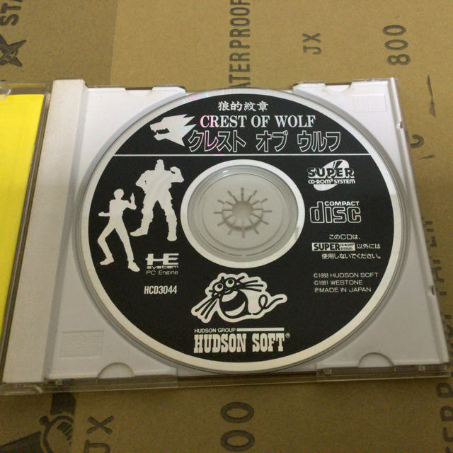 PCエンジン 狼的紋章 クレストオブウルフ エンタメ/ホビーのゲームソフト/ゲーム機本体(家庭用ゲームソフト)の商品写真