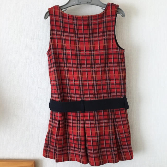 PETIT BATEAU(プチバトー)のプチバトー  タータンチェック  ジャンパースカート  3ans キッズ/ベビー/マタニティのキッズ服女の子用(90cm~)(ワンピース)の商品写真