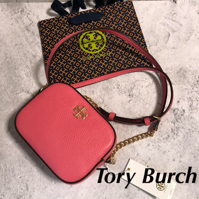 レア上品ピンク★トリーバーチTory Burchミニショルダー　パラダイスピンク