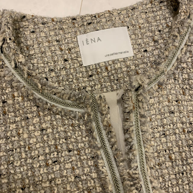 IENA(イエナ)の【ベル様ご専用お取り置き】イエナ　ツイード　コート　 レディースのジャケット/アウター(ロングコート)の商品写真