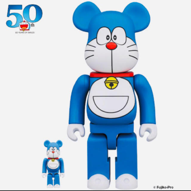 サイズ100%400%ベアブリック BE@RBRICK ドラえもん 100% & 400%