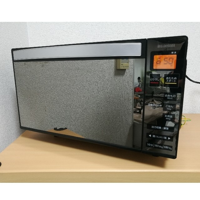 アイリスオーヤマ(アイリスオーヤマ)の健介さん専用電子レンジ（2019年製 アイリスオーヤマ MO-FM1804-B） スマホ/家電/カメラの調理家電(電子レンジ)の商品写真