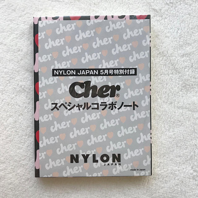 Cher(シェル)のCher×NYLON コラボノート インテリア/住まい/日用品の文房具(ノート/メモ帳/ふせん)の商品写真