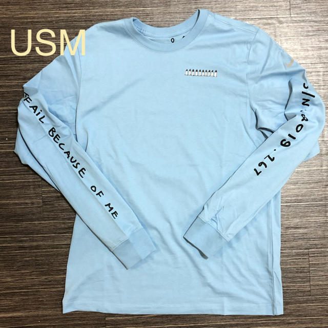 人気新品 NIKE - USM クラフト×トムサックス　ロンT ナイキ Tシャツ/カットソー(七分/長袖)