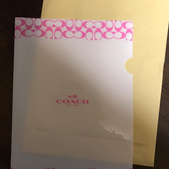 COACH(コーチ)のこう様専用となります。コーチクリアファイル エンタメ/ホビーのアニメグッズ(クリアファイル)の商品写真