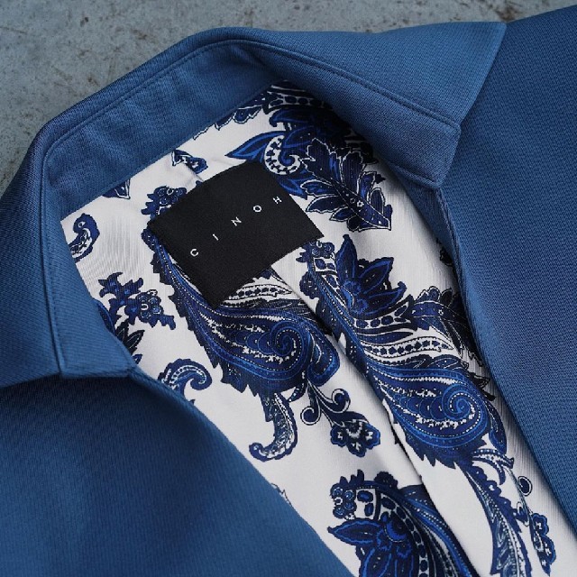 JOHN LAWRENCE SULLIVAN(ジョンローレンスサリバン)の美品 CINOH 2019AW セットアップ ブルー 44 メンズのスーツ(セットアップ)の商品写真