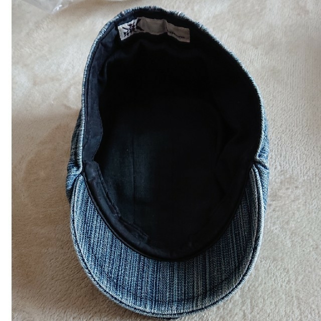 デニム地ハンチング メンズの帽子(ハンチング/ベレー帽)の商品写真