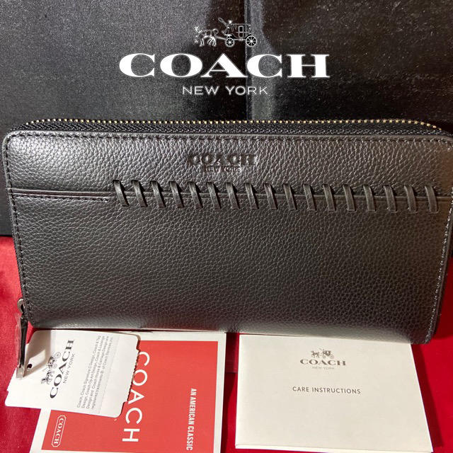 COACH(コーチ)のプレゼントにも❤️新品コーチ正規品 大人の逸品BBステッチ 本革 長財布 メンズのファッション小物(長財布)の商品写真