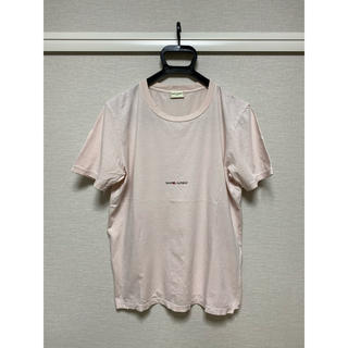サンローラン(Saint Laurent)のサンローラン スモールロゴ Tシャツ XS ピンク 国内正規品(Tシャツ/カットソー(半袖/袖なし))