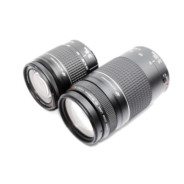 Canon EOS 70D 標準&望遠ダブルレンズコンディション外観