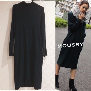 マウジー(moussy)のmoussy ルーズタートルワンピ♡(ロングワンピース/マキシワンピース)