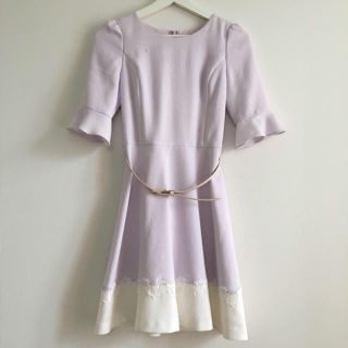 レッセパッセ(LAISSE PASSE)のレッセパッセ♡新品🌸最終値下げ🌸バイカラーワンピース(ひざ丈ワンピース)