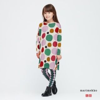 マリメッコ(marimekko)の海外限定 marimekko×ユニクロ キッズワンピース 120 マリメッコ(ワンピース)