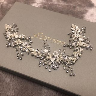 値下げしました！sweet ribbon♡ヘッドドレス(バレッタ/ヘアクリップ)